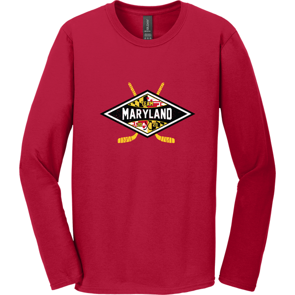 Team Maryland Softstyle Long Sleeve T-Shirt