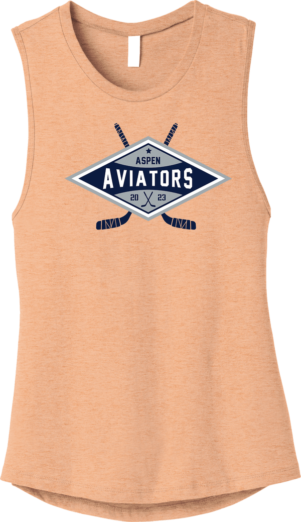 Aspen Aviators Womens Jersey Muscle Tank