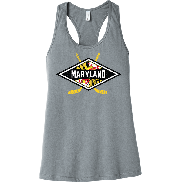 Team Maryland Womens Jersey Racerback Tank
