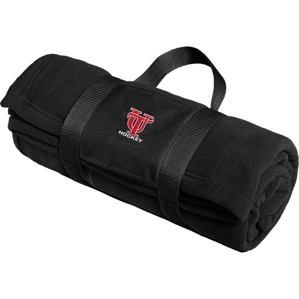 University of Tampa Fleece Blanket with Carrying Strap