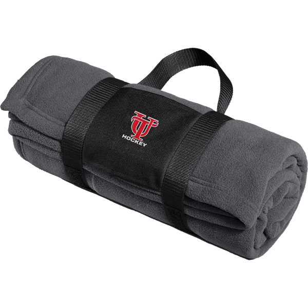 University of Tampa Fleece Blanket with Carrying Strap