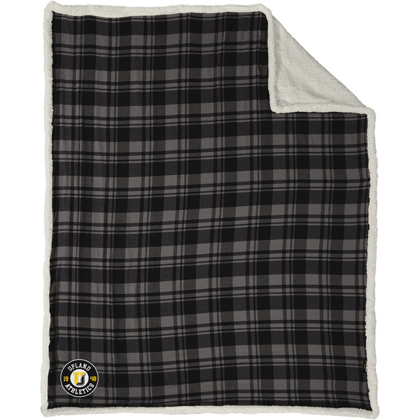 Upland Country Day School Flannel Sherpa Blanket