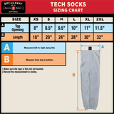 NJ Titans Sublimated Tech Socks - Red - Kit