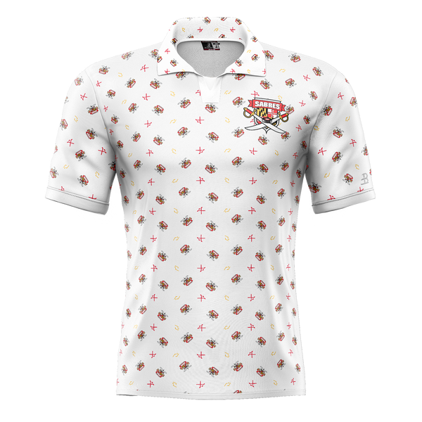 SOMD Sabres Adult Sublimated Polo Tee