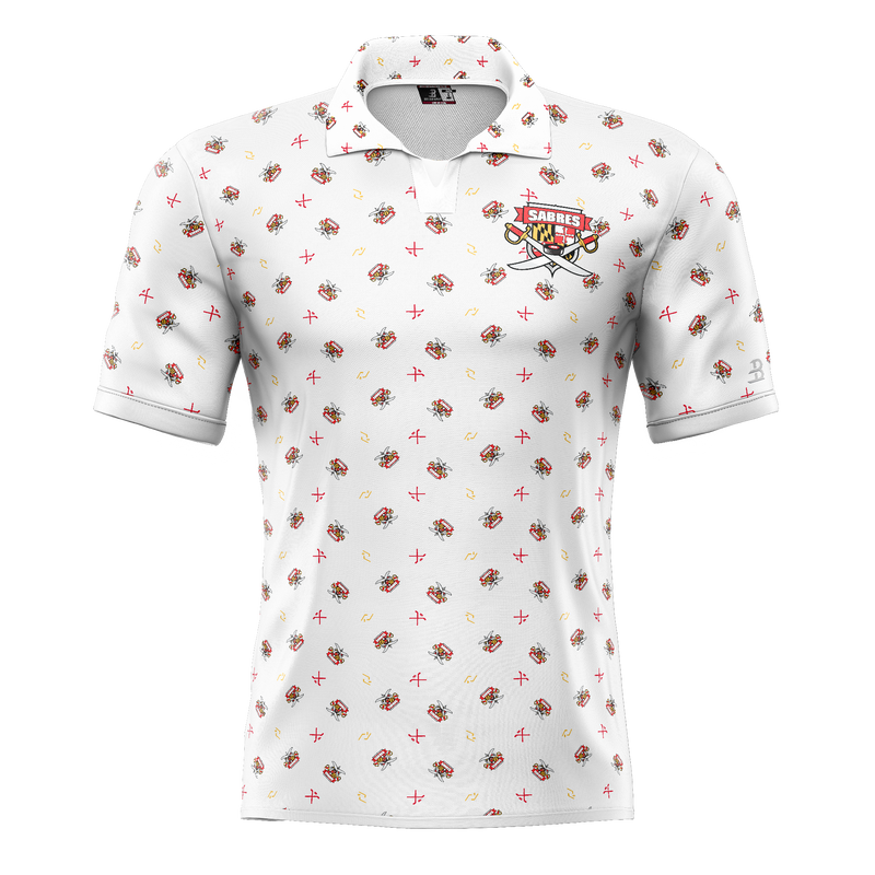 SOMD Sabres Youth Sublimated Polo Tee
