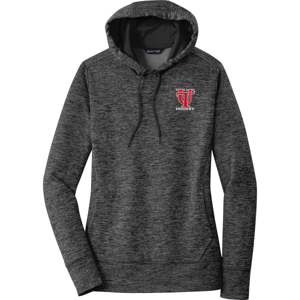 University of Tampa Ladies PosiCharge Electric Heather Fleece Hooded Pullover