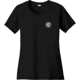 Ice Dogs Ladies PosiCharge Tri-Blend Wicking Scoop Neck Raglan Tee