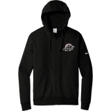 Allegheny Badgers Nike Club Fleece Sleeve Swoosh Full-Zip Hoodie