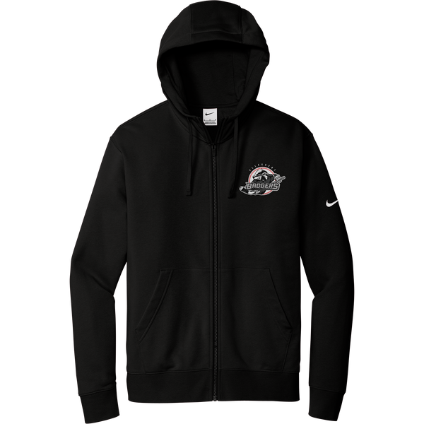 Allegheny Badgers Nike Club Fleece Sleeve Swoosh Full-Zip Hoodie
