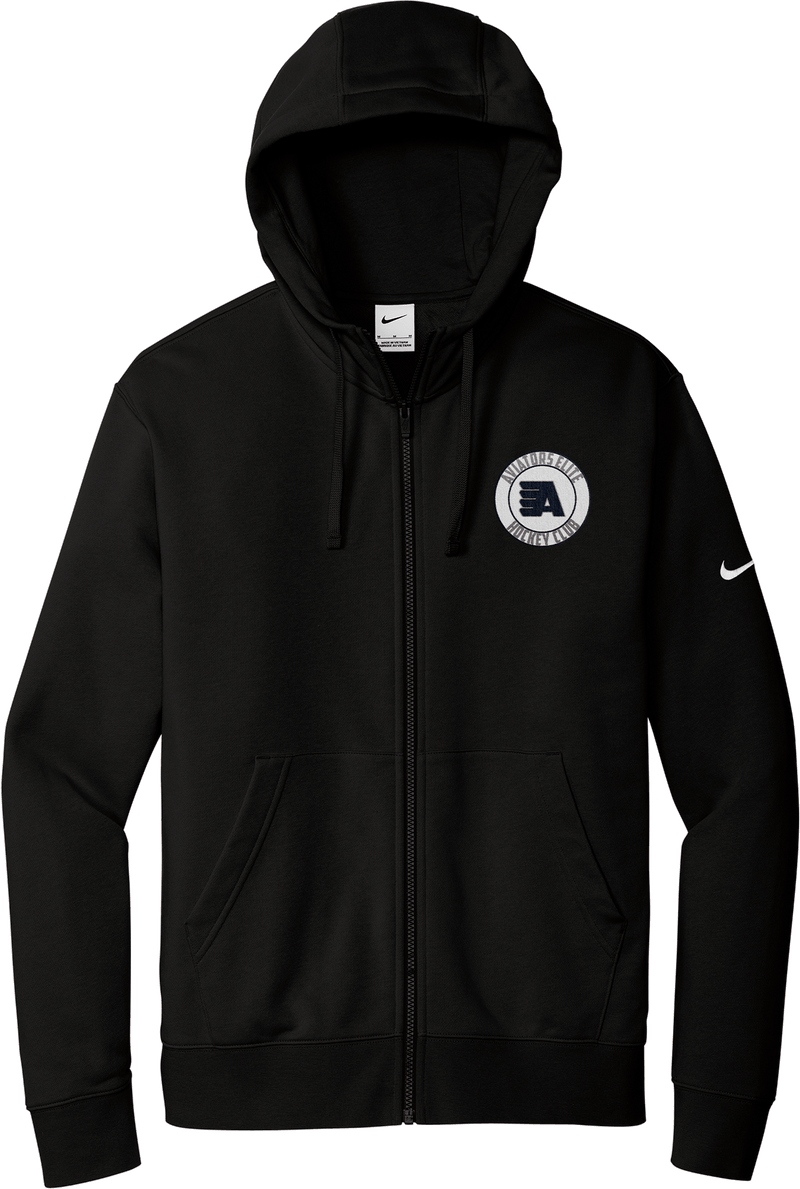 Aspen Aviators Nike Club Fleece Sleeve Swoosh Full-Zip Hoodie
