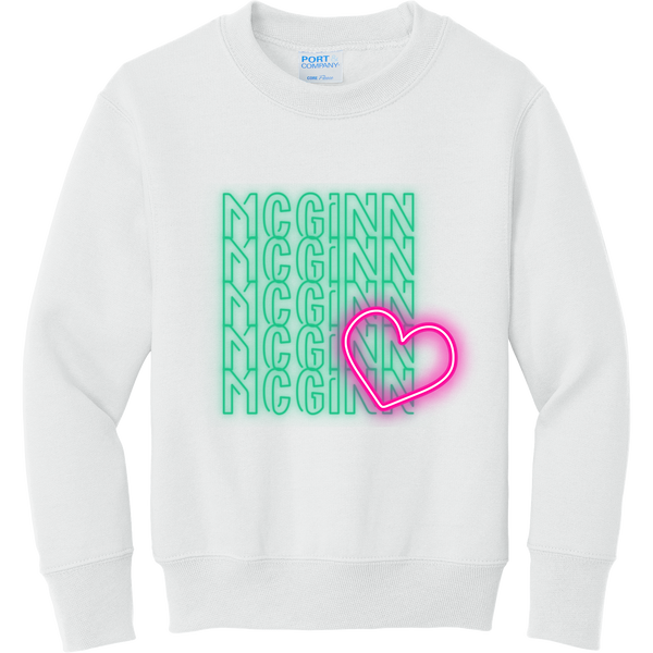McGinn Elementary Youth Core Fleece Crewneck Sweatshirt