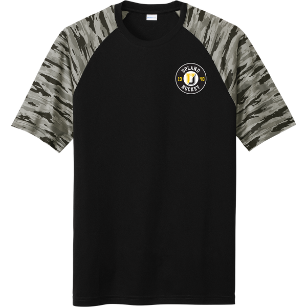Upland Country Day School Drift Camo Colorblock Tee