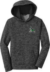 Atlanta Madhatters Youth PosiCharge Electric Heather Fleece Hooded Pullover