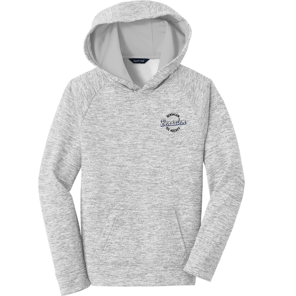 Bensalem Youth PosiCharge Electric Heather Fleece Hooded Pullover