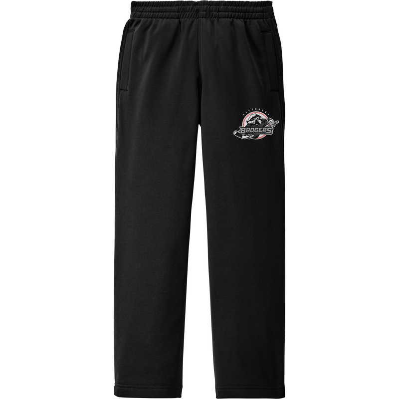 Allegheny Badgers Youth Sport-Wick Fleece Pant