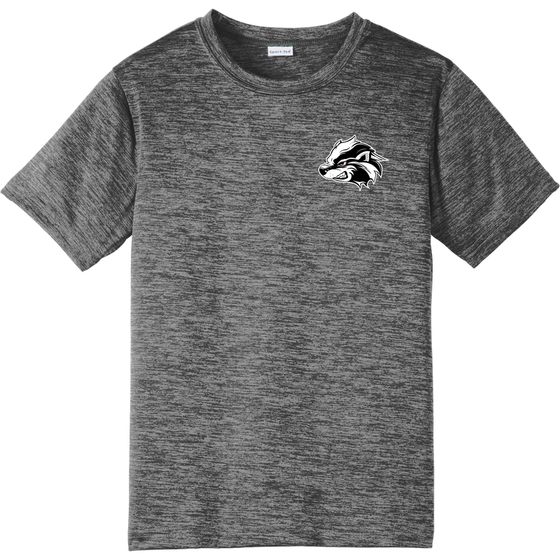 Allegheny Badgers Youth PosiCharge Electric Heather Tee