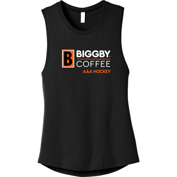 Biggby Coffee AAA Womens Jersey Muscle Tank