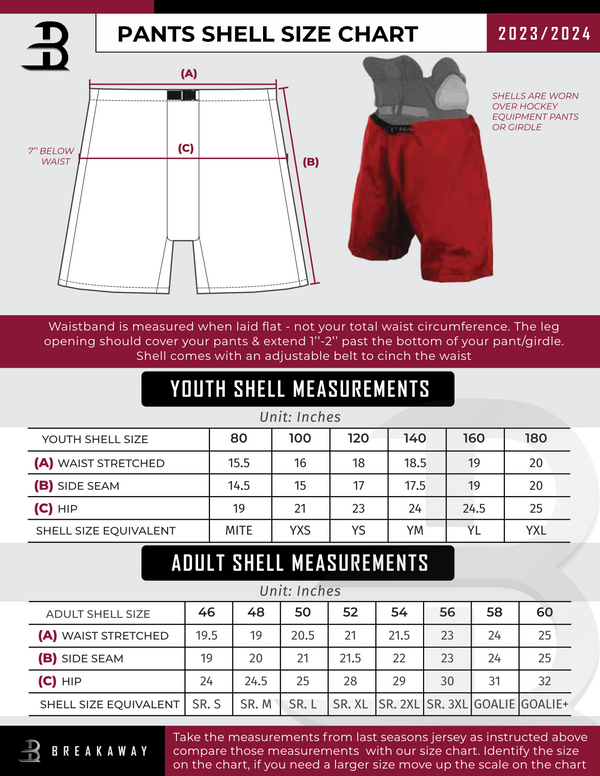 SOMD Sabres Adult Sublimated Pants Shell